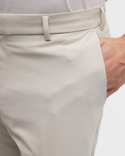 Peter Millar Gray Surge Performance Stretch Trousers for men