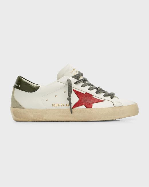 Golden Goose Deluxe Brand Multicolor Super-star Leather Low-top Sneakers for men
