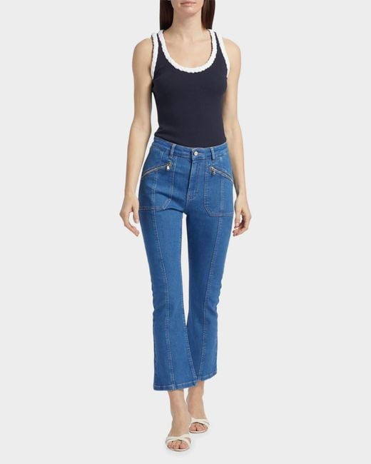 Likely Blue Celeste Cropped Pants