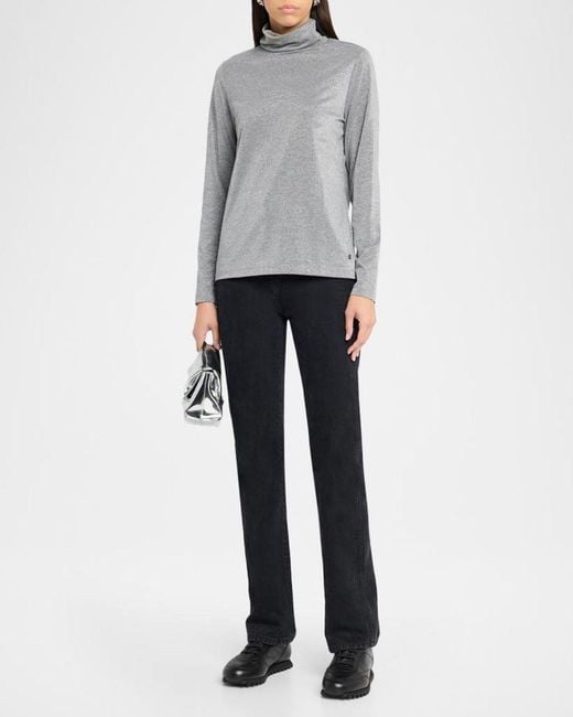 Bogner Gray Gelia Half-Zip First Layer