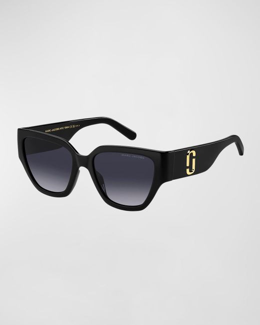 Marc Jacobs Black Marc 724S Propionate Cat-Eye Sunglasses