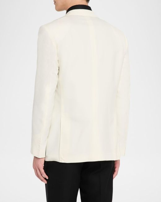 Canali Natural Apos;S Wool Peak Lapel Dinner Jacket for men
