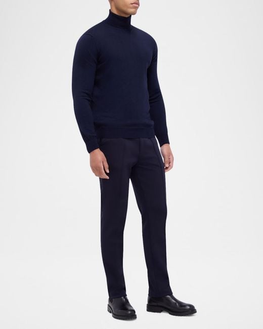 Bugatchi Blue Apos;S Wool Turtleneck Sweater for men