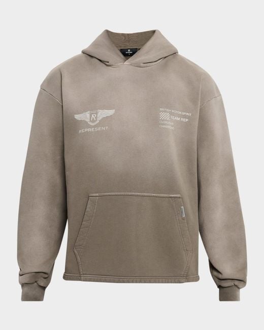 Represent Gray Team Rep Hoodie for men