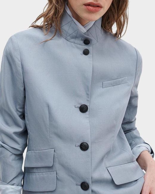 Rag & Bone Blue Slade Solid Blazer