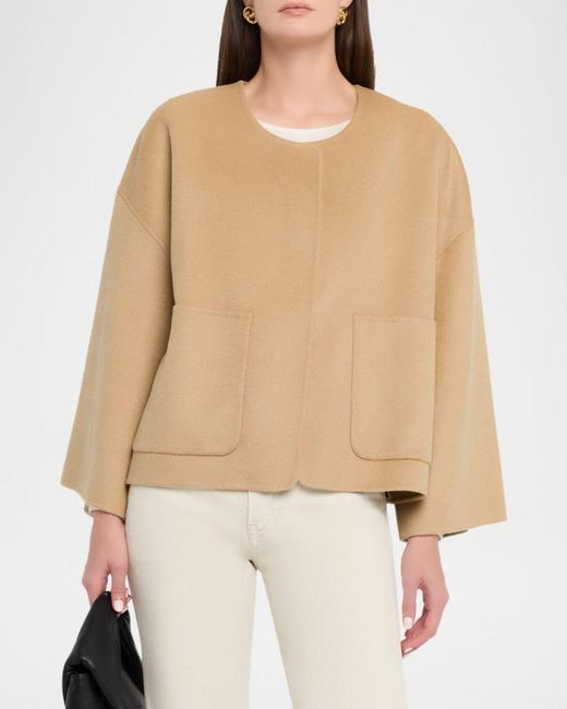 By Malene Birger Natural Jacquie Wool Jacket