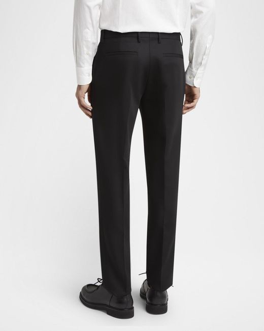 Etro Black Apos;S Slim Flat-Front Evening Pants for men