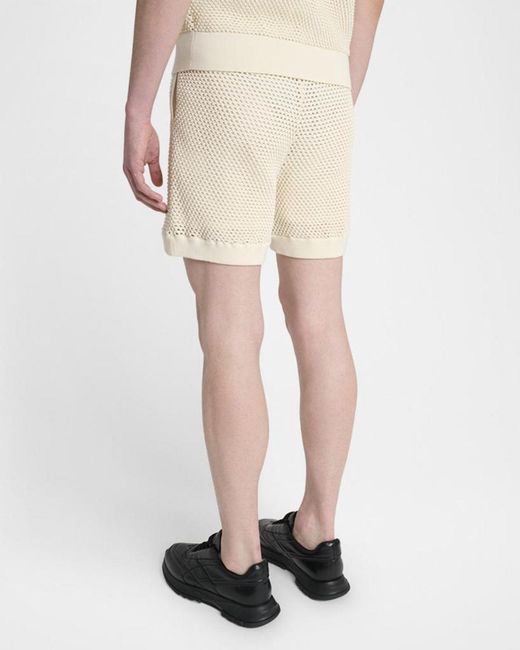 Givenchy Natural Apos;S Mesh Knit Shorts for men
