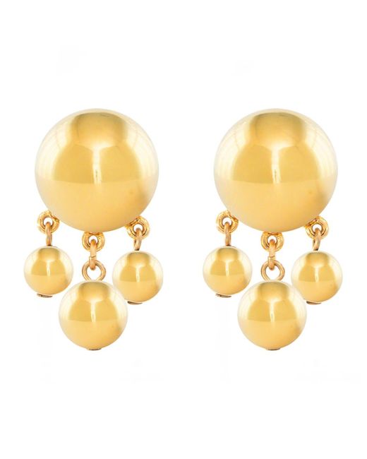 Earring Findings, Clip On Earrings with Ball 16mm, Gold Plated (2 Pairs) -  Artbeads.com
