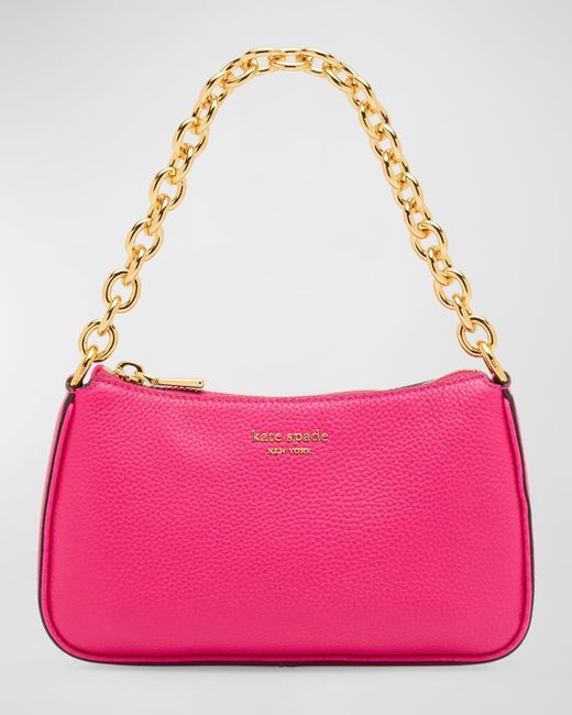 Kate Spade Pink Jolie Small Leather Convertible Crossbody Bag