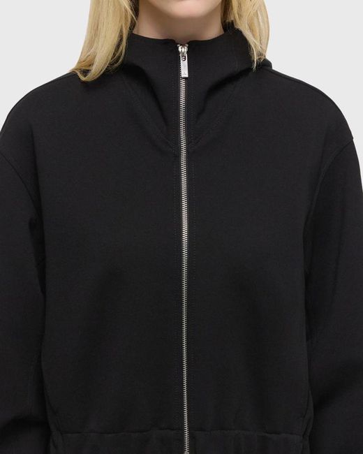 Helmut Lang Black Hooded Zip Shell Jacket