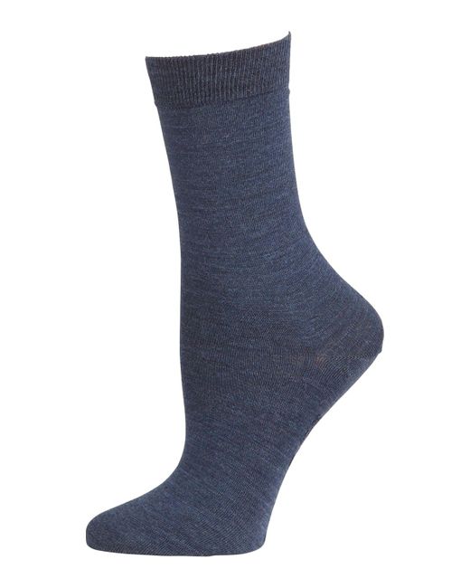 Falke Blue City Soft Wool-blend Socks