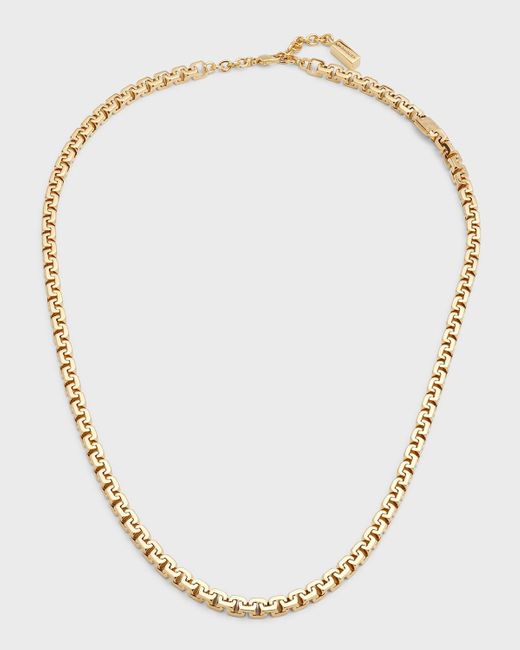 Givenchy Multicolor Gold-tone G-chain Necklace, 20"l for men