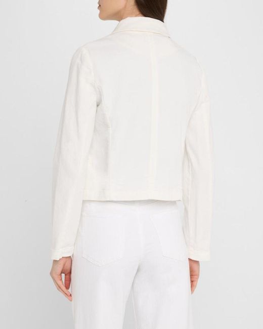 Emporio Armani Natural Button-Down Denim Jacket