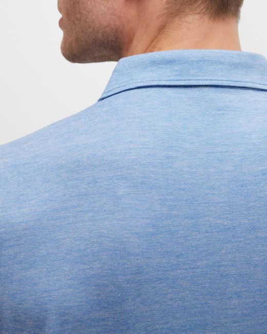 Peter Millar Blue Apos;S Excursionist Flex Polo Shirt for men
