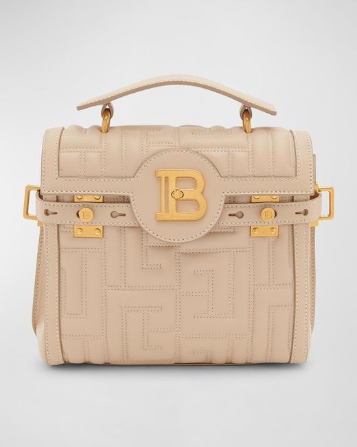 Balmain Natural Bbuzz 23 Top-Handle Bag