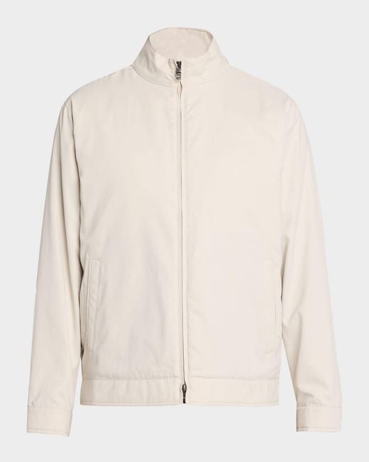Peter Millar Natural Apos;S Bleecker Wind-Resistant Jacket for men