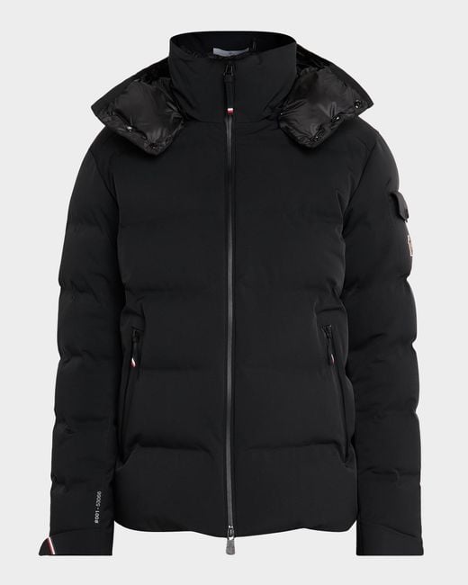 Moncler Blue Apos;S Stretch Nylon Montgetech Puffer Jacket for men