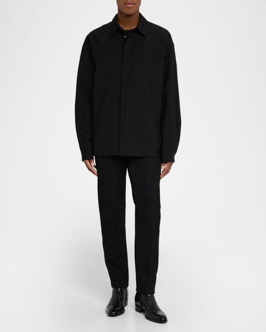 DSquared² Black Apos;S Logo-Embroidered Wool-Blend Coach Jacket for men