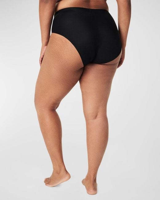 Spanx Black Sheer Power Control Bikini Briefs