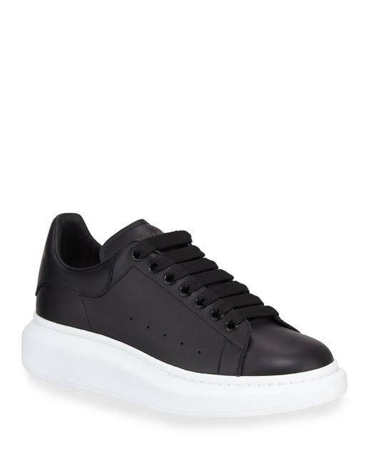 mens black trainers white sole