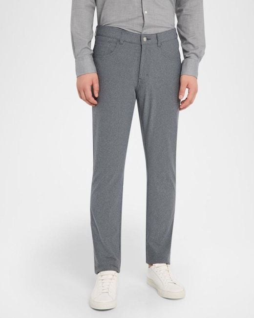Peter Millar Gray Apos;S Brevard Performance Flannel Pants for men