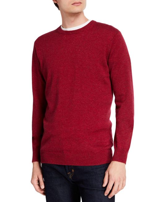 Rodd & Gunn Red Queenstown Optim Wool-Cashmere Sweater for men