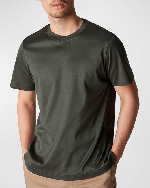 Eton of Sweden Green Filo Di Scozia Jersey T-Shirt for men