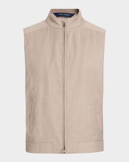 Peter Millar Natural Apos;S Crown Crafted Excursionist Lite Vest for men