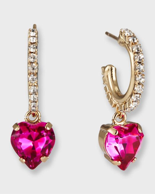 Rebekah Price Pink Hoopla Earrings
