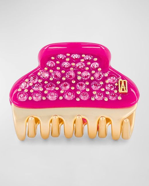 Alexandre De Paris Pink Small Vendome Claw Clip