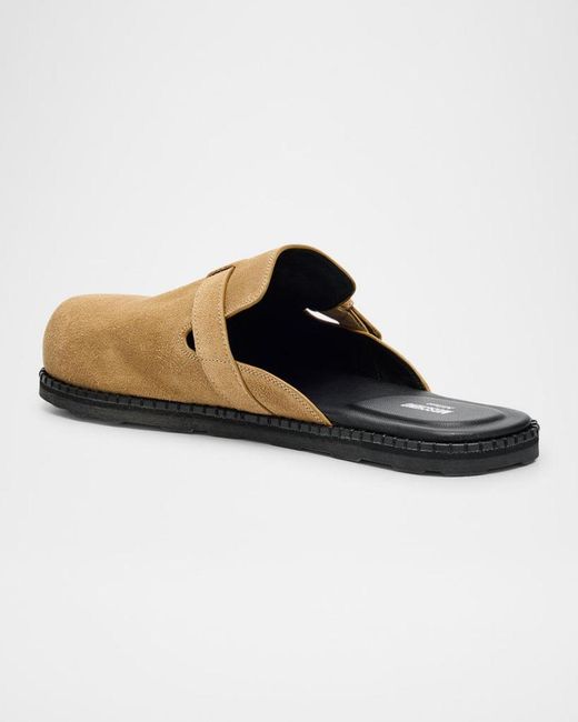 Moschino White Apos;S Suede Mules for men