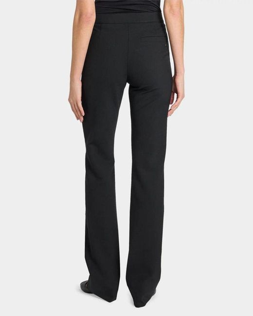 Courreges Black Two-Button Bootcut Pants