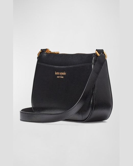 Kate Spade Black Bleecker Small Saffiano Leather Crossbody Bag