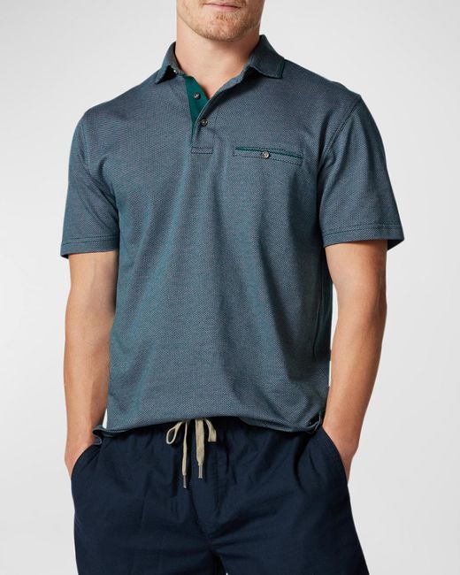 Rodd & Gunn Blue Kelson Cool-Touch Polo Shirt for men