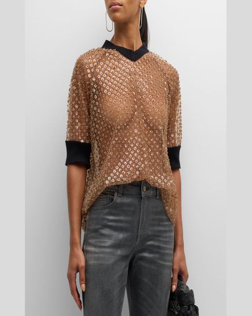neiman marcus sequin tops