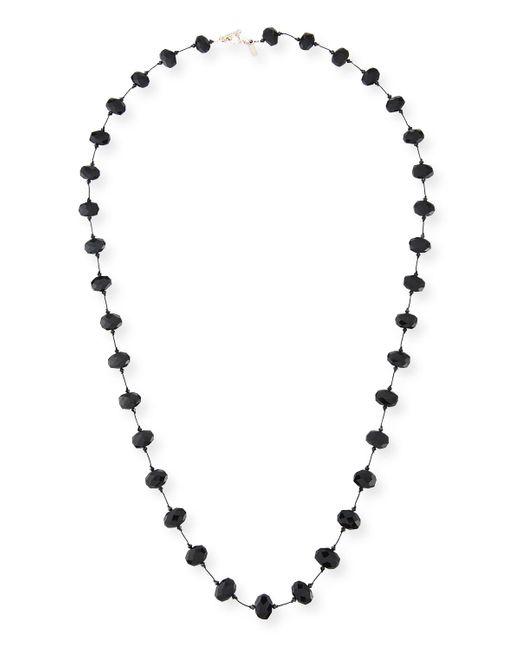 Margo Morrison Metallic Faceted Garnet Necklace, 35"L