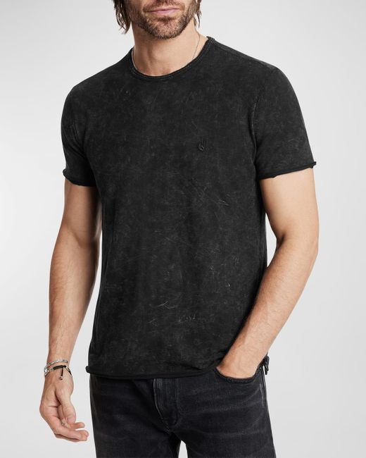 John Varvatos Black Mercier Patina Wash T-Shirt for men
