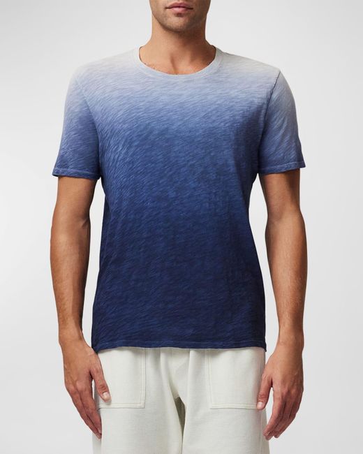 ATM Blue Ombre Slub Jersey Short-sleeve T-shirt for men