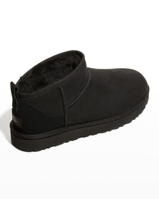 Ugg Black Classic Ultra Mini Booties