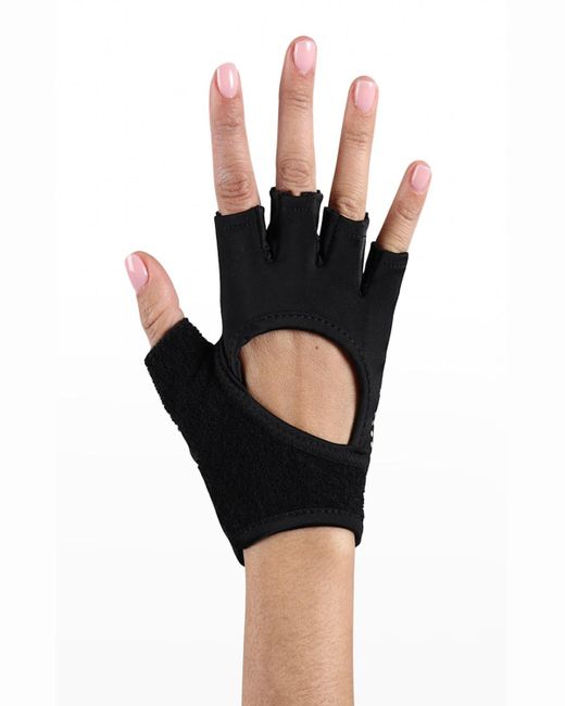 Tavi Noir Black Half-finger Grip Gloves
