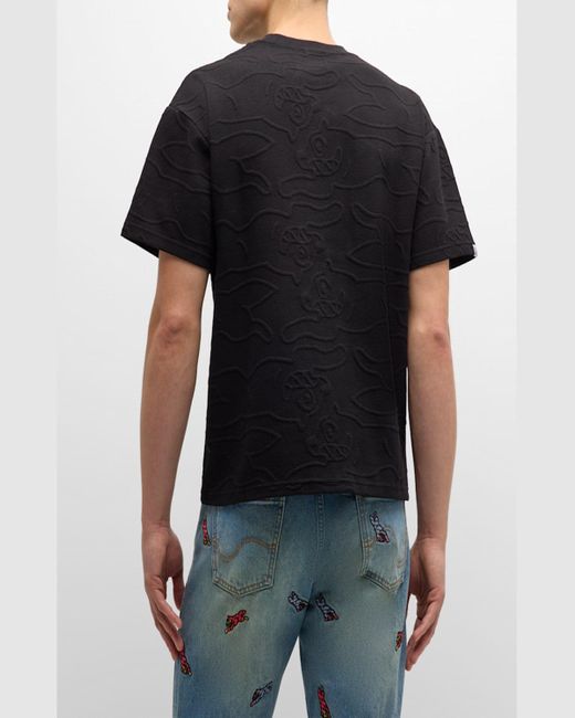 ICECREAM Blackened Oversize Knit T-Shirt for men