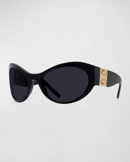 Givenchy Blue 4g Round Sunglasses