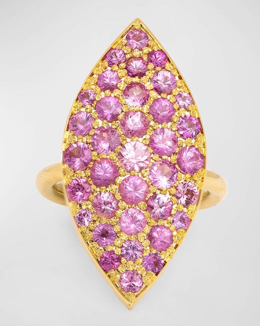 Jenna Blake Palm Pink Sapphire Ring