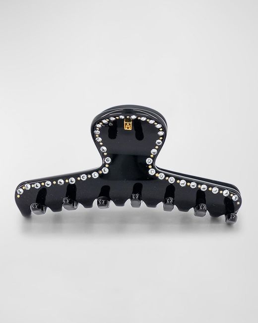 Alexandre De Paris Black Raspail Crystal-embellished Claw Clip