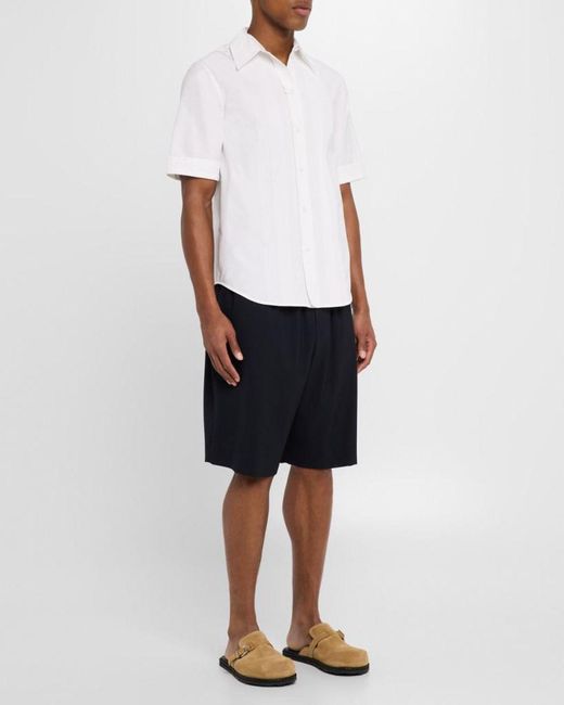 Moschino White Apos;S Suede Mules for men