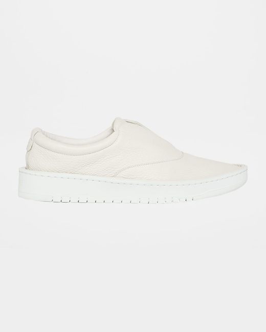 Giorgio Armani Natural Deerskin Slip-On Sneakers for men