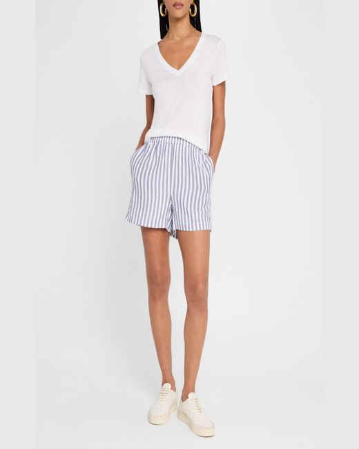 Rails Purple Leighton Striped Shorts