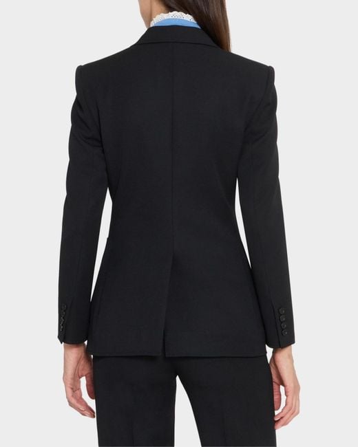 Chloé Black Wool Single-Breasted Blazer