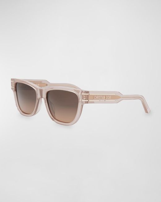 Dior White Signature S6u Sunglasses
